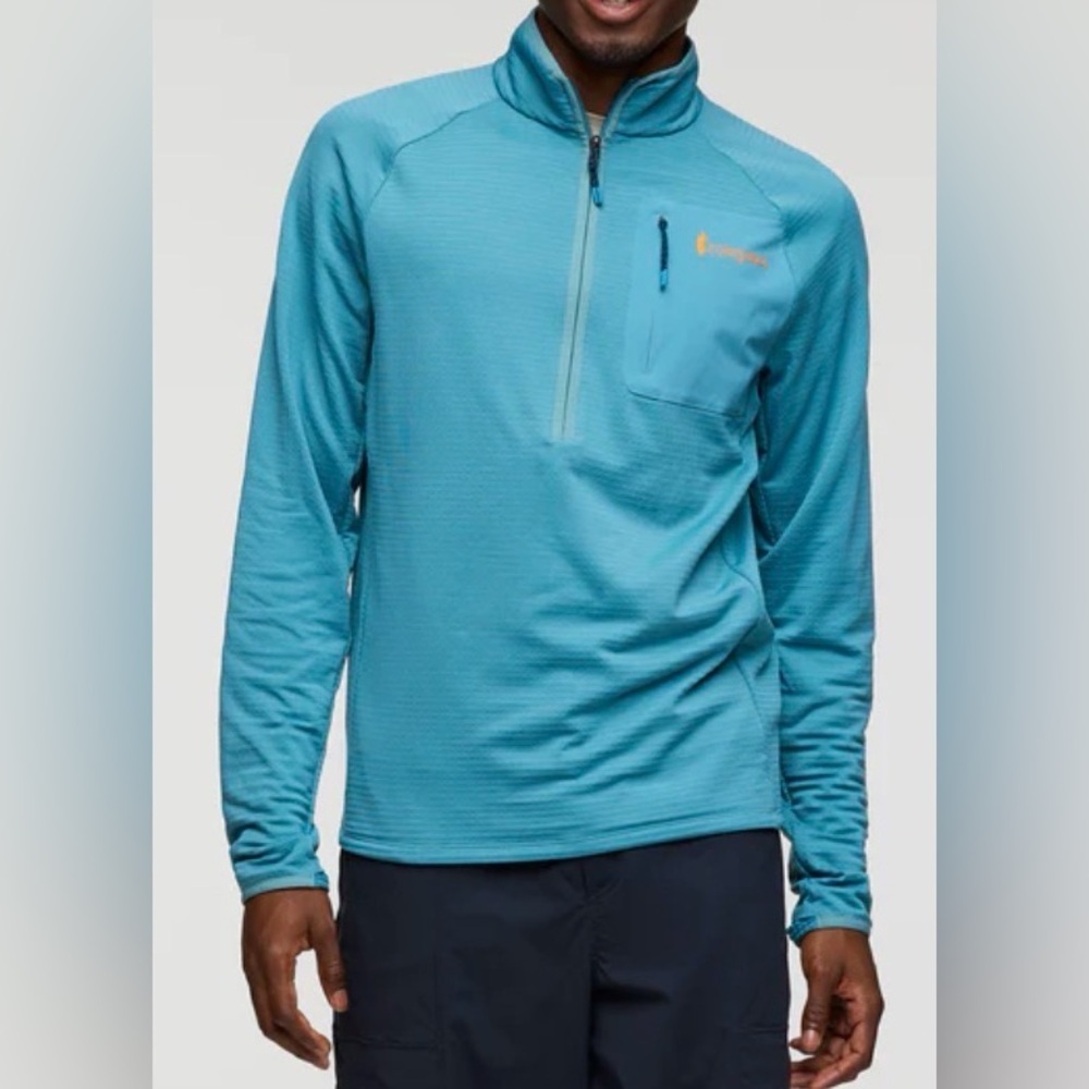 Cotopaxi Otero Fleece Half Zip Pullover Teal Size Medium